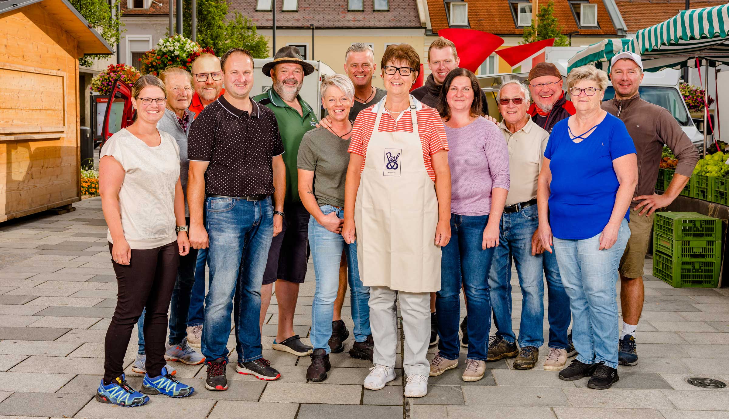 Die Hauptdarsteller des Bauernmarktes Knittelfeld